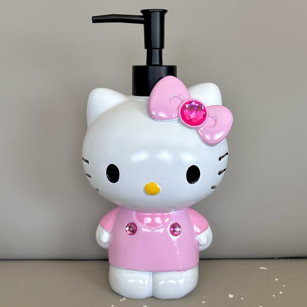 Hello Kitty 3D Kitty Lotion Pump - Pink Gemstone